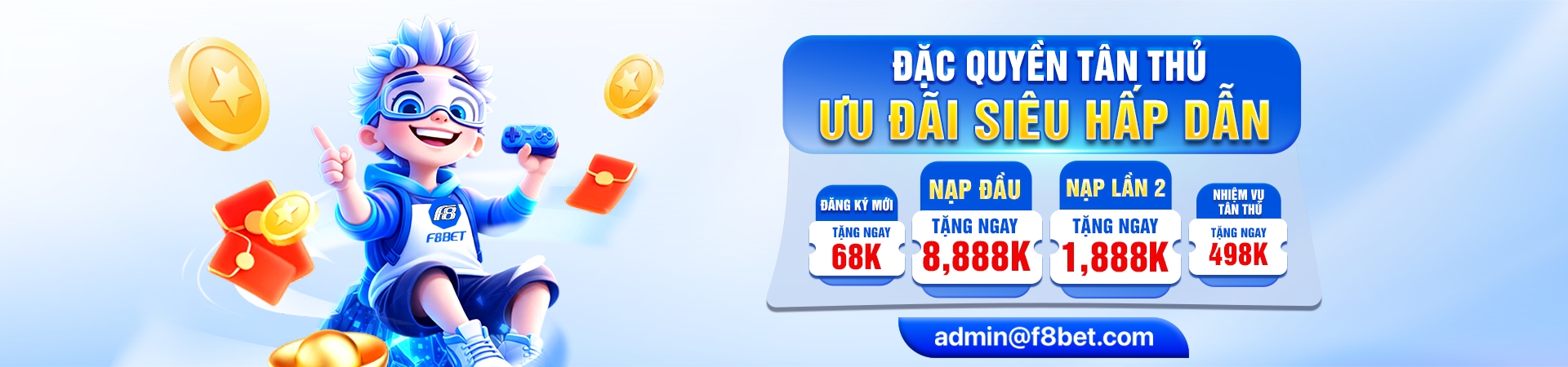 f8bet ưu đãi đăng ký mới tháng 5